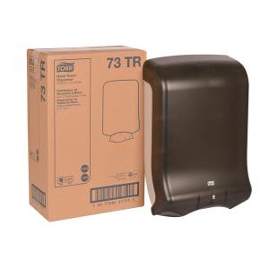 imageTork Multifold and CFold Hand Towel Dispenser Smoke H2 H25 OneataTime Dispensing 73TR