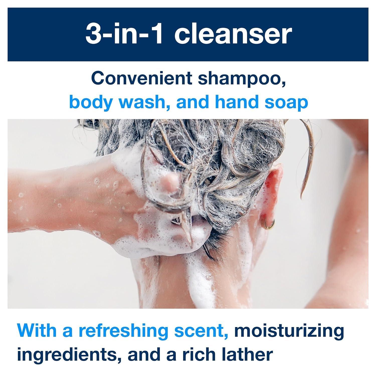 imageTork Hair and Body Wash S4 Clean Scent 6 x 1L  Intuition Sensor Skincare Dispensers White Pack of 4