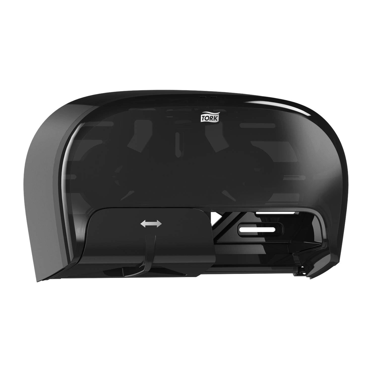 imageTork OptiCore Toilet Paper Roll Dispenser Black T10 High Capacity 565528
