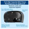 imageTork OptiCore Toilet Paper Roll Dispenser Black T10 High Capacity 565528