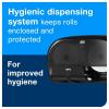 imageTork OptiCore Toilet Paper Roll Dispenser Black T10 High Capacity 565528