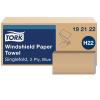 imageTork Folded Windshield Paper Towel Blue H22 Extra Absorbent 16 x 140 Towels 192122