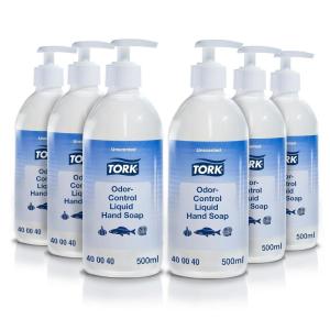imageTork OdorControl Liquid Hand Soap Gentle FragranceFree 1 X169oz Bottle 400041169 Fl Oz Pack of 6