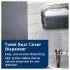 imageTork Silhouette Toilet Seat Cover Dispenser Smoke V1 Oneatatime Dispensing 1951001 x12