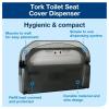 imageTork Silhouette Toilet Seat Cover Dispenser Smoke V1 Oneatatime Dispensing 1951001 x12