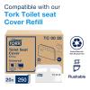 imageTork Silhouette Toilet Seat Cover Dispenser Smoke V1 Oneatatime Dispensing 1951001 x12