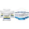 imageTork Everwipe Disinfectant Wipe Jumbo Rolls White Cleans and Deodorizes 4 x 800 wipes 192805  Everwipe ChemReady Wet Wipe Buckets White Resealable Compatible with Everwipes 5 buckets 192812