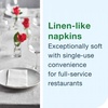 image:imageTork LinStyle White Dinner Napkin Disposable Napkins Premium Prefolded 1ply 1625 x 17 6 x 80 napkins 718045