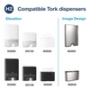 image:imageTork Xpress Compressed Multifold Hand Towel White H2 Advanced Strong and Absorbent 16 x 250 Sheets 424835